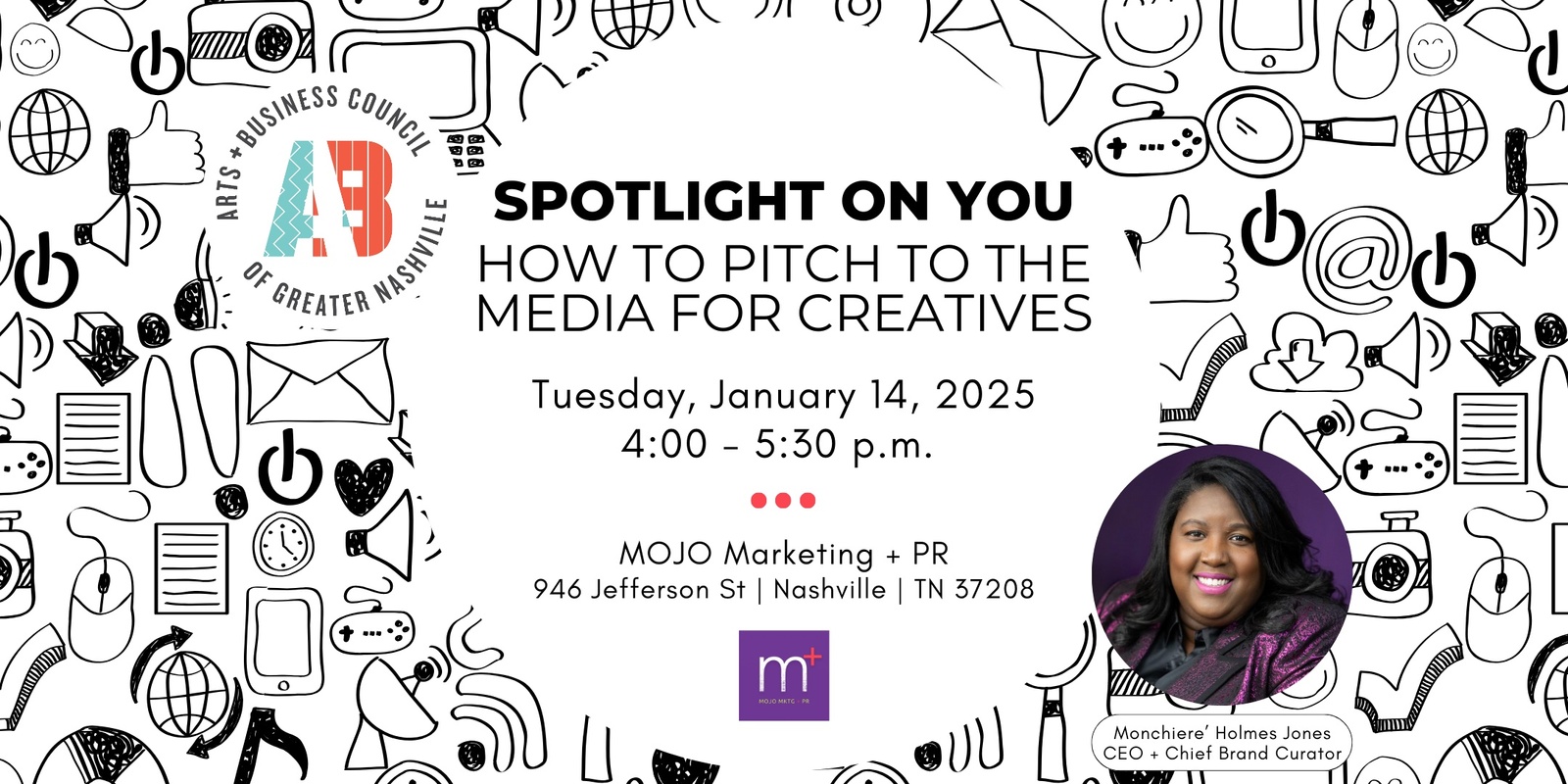 Banner image for Spotlight on You: How to Pitch to the Media for Creatives