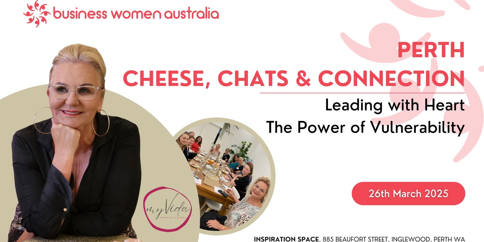 Banner image for Perth - Cheese, Chats & Connection: Leading with Heart – The Power of Vulnerability