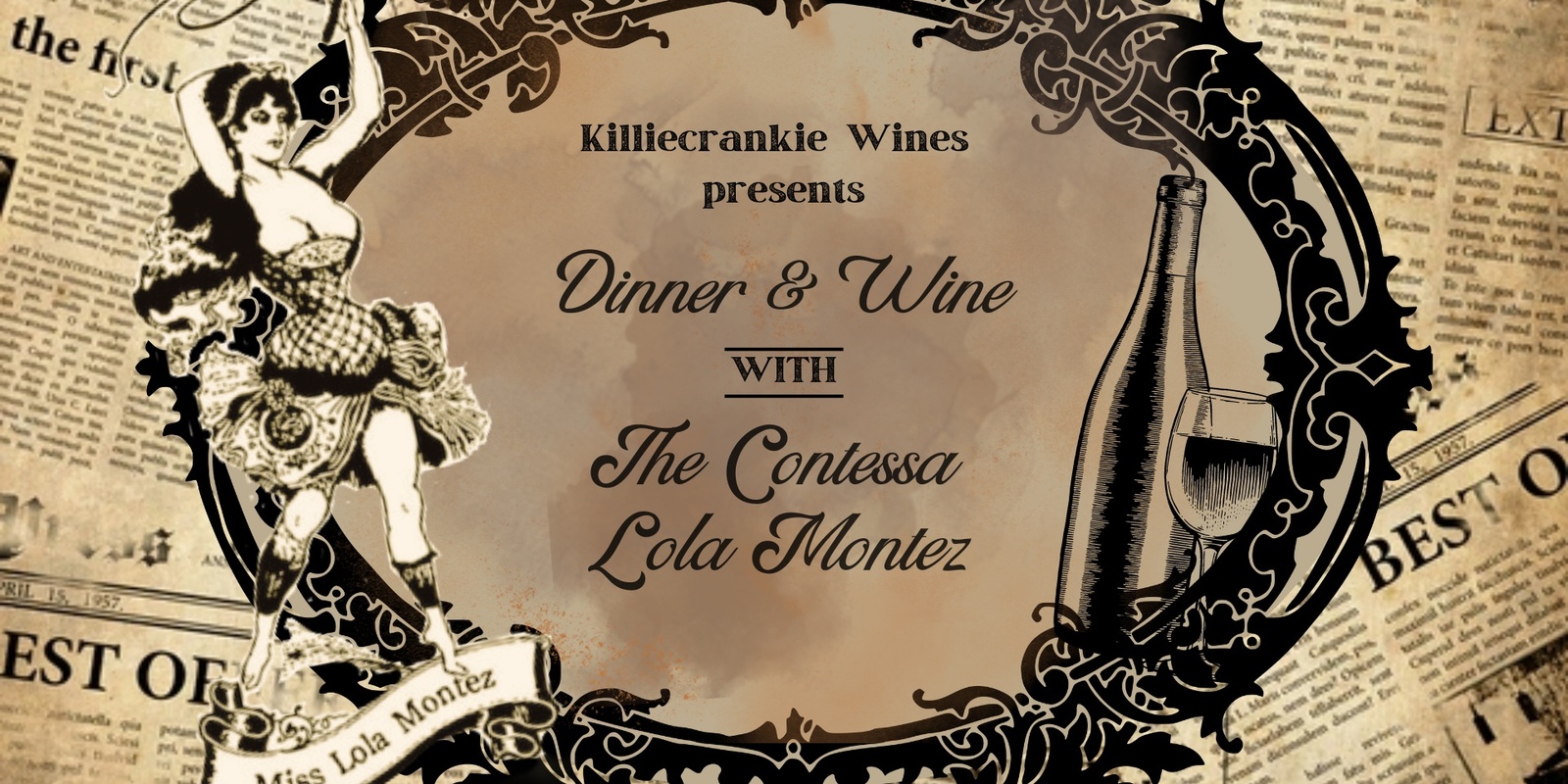 Banner image for Killiecrankie Wines: Dinner & Wine with the Contessa