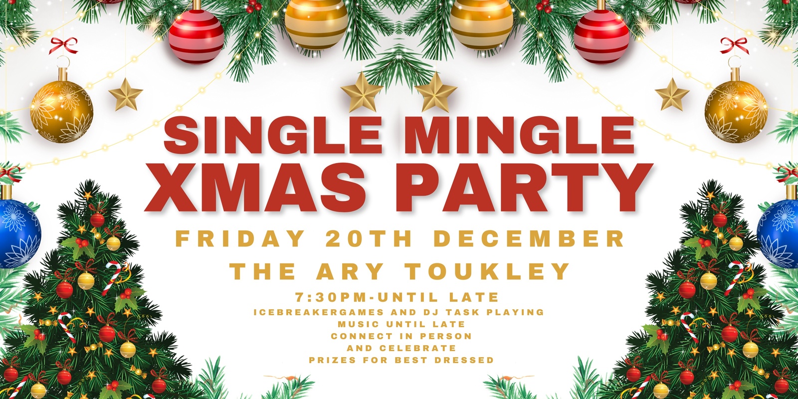 Banner image for Single Mingle Xmas Party 