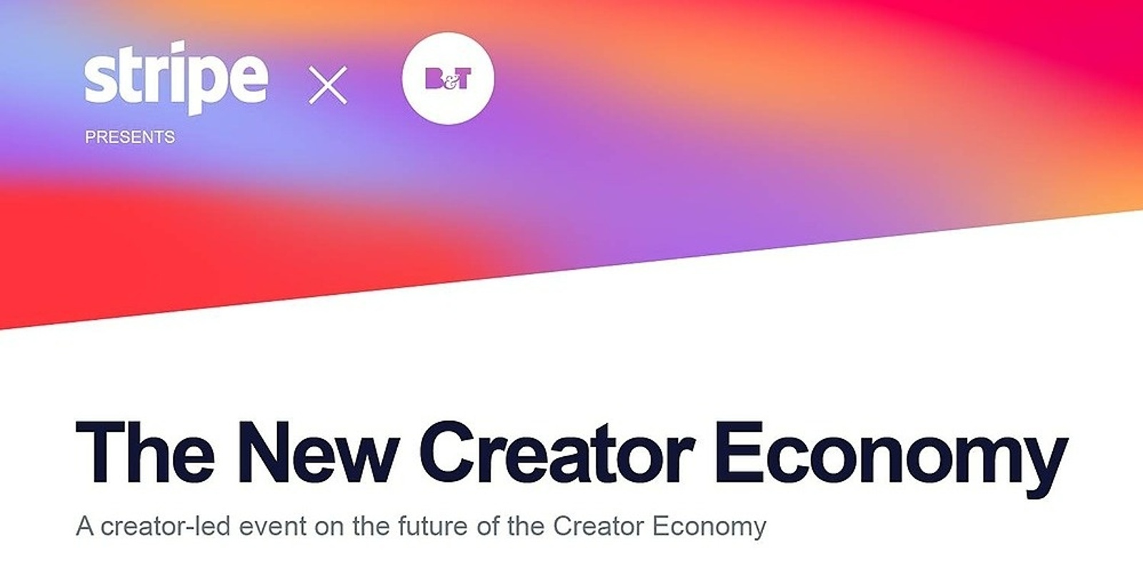 Banner image for Stripe Creator Economy Breakfast