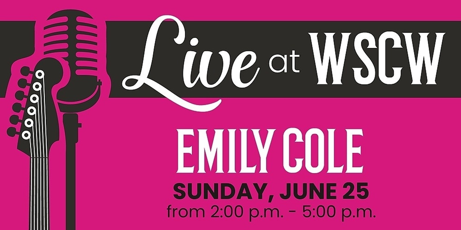 Emily Cole Live at WSCW June 25