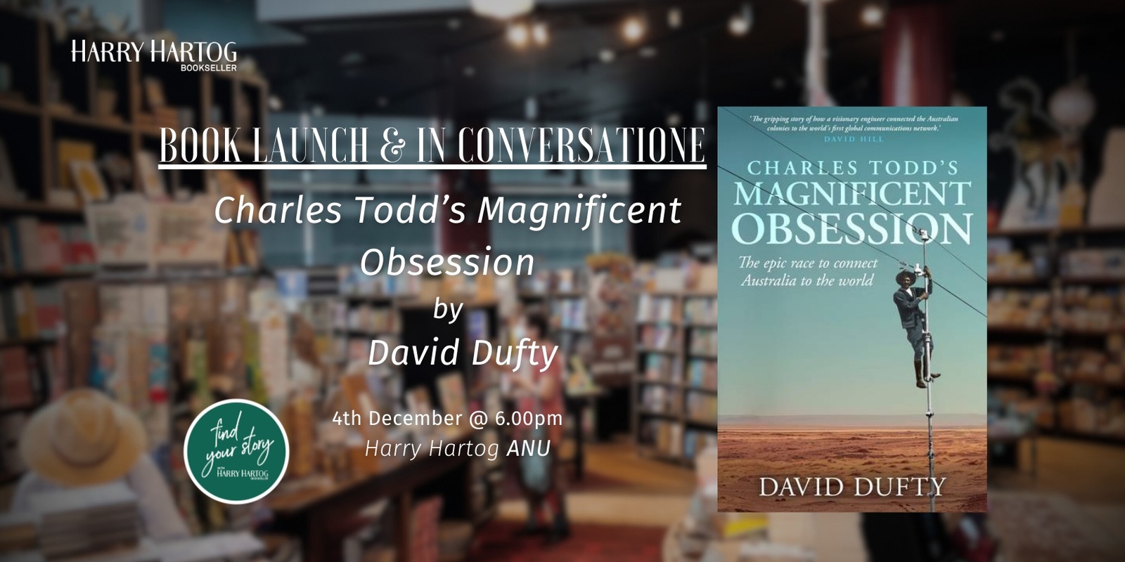 Banner image for Book Launch & In Conversation with David Dufty