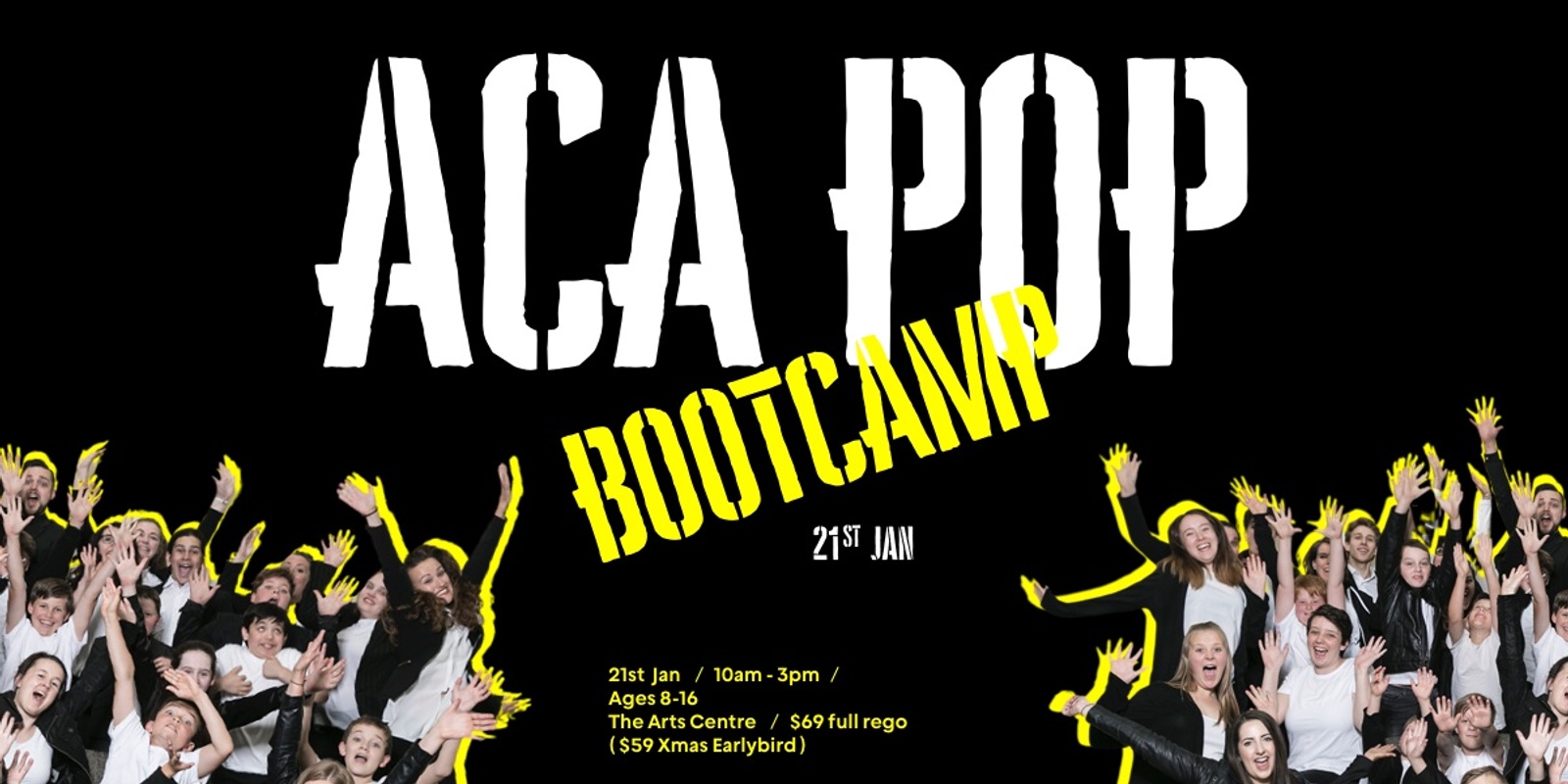 Banner image for Aca-Pop! Bootcamp (Singing / Harmony / Beatboxing)