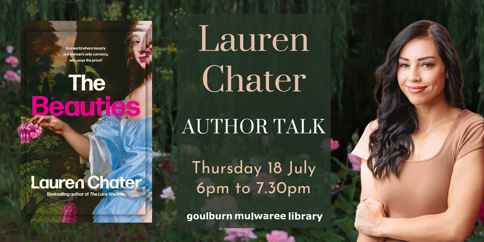 Banner image for Lauren Chater author talk