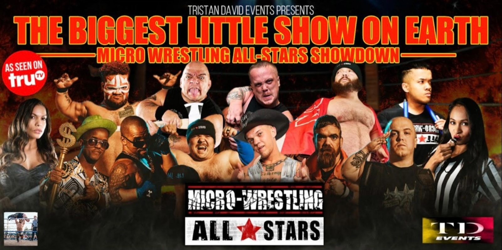 Banner image for "The Biggest Little Show on Earth: Micro Wrestling All-Stars Showdown"