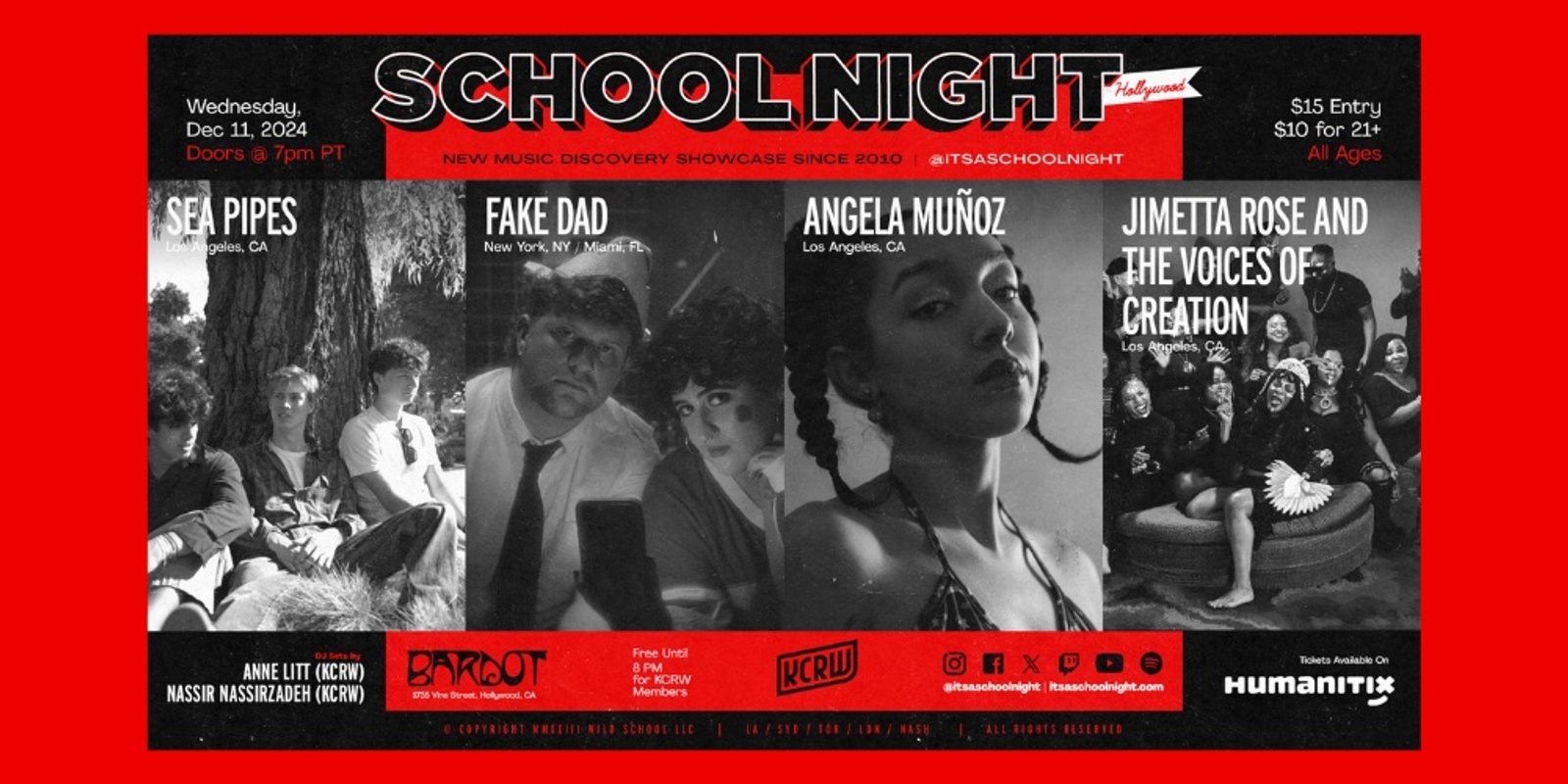 Banner image for KCRW Presents School Night