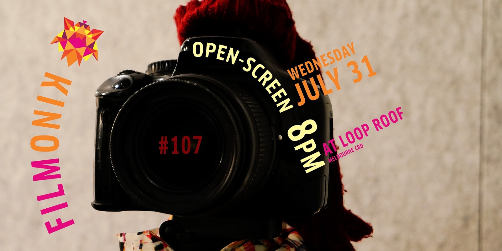 Banner image for Filmonik Open-Screen Short Films #107