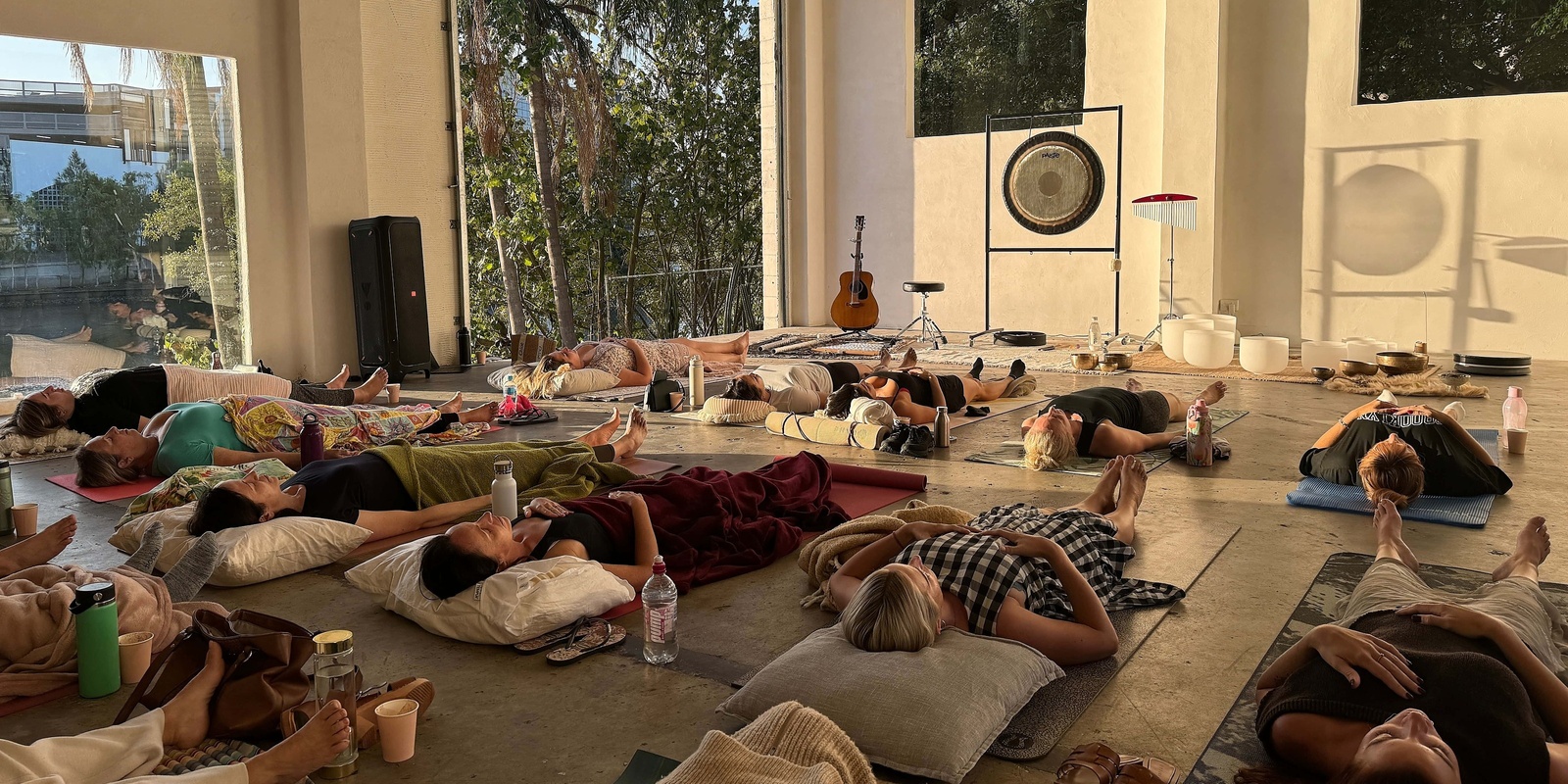 Banner image for Self-Care Sunday: Gentle Yoga and Sound Healing