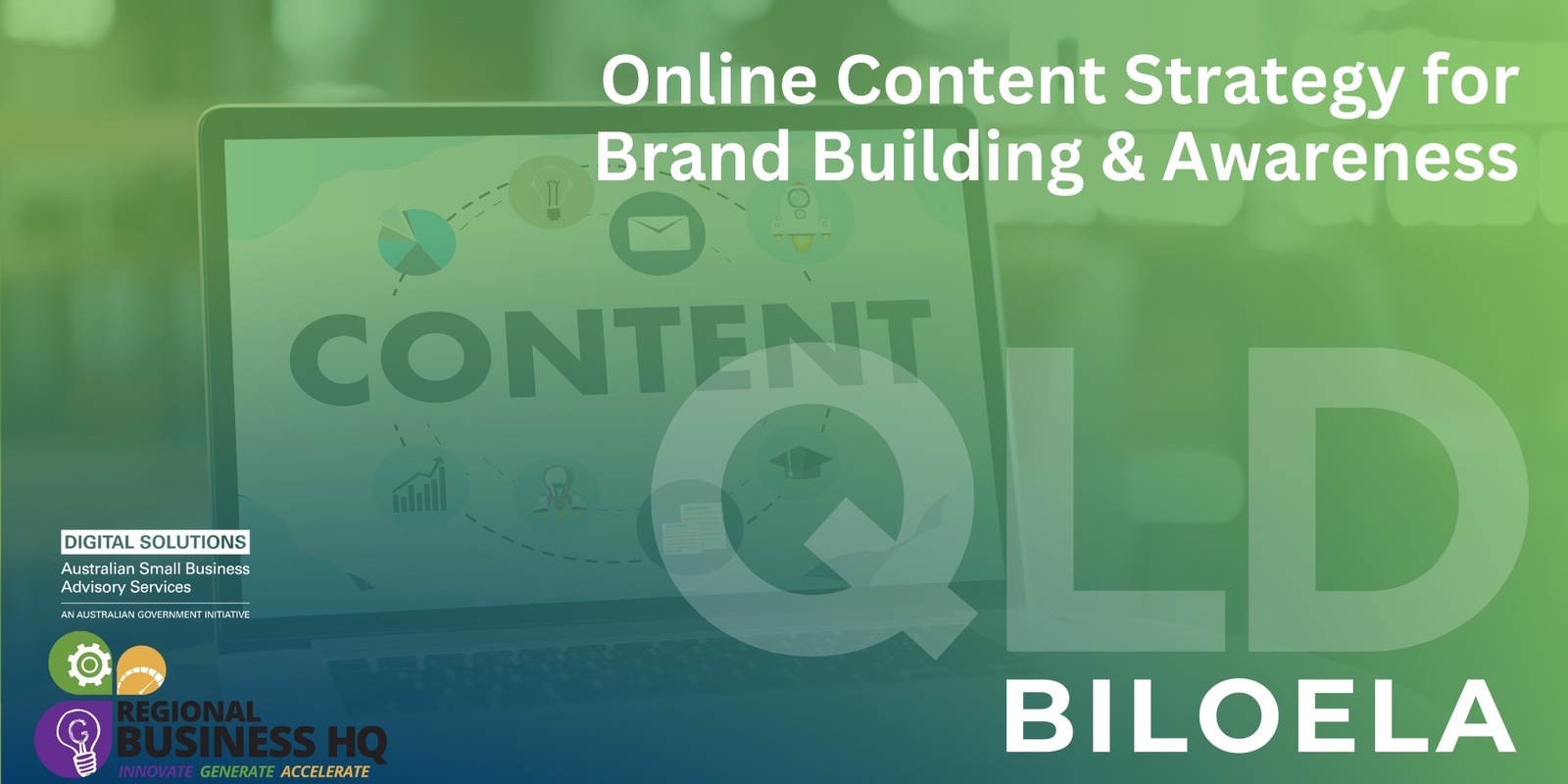 Banner image for Online Content Strategy for Brand Building & Awareness - Biloela