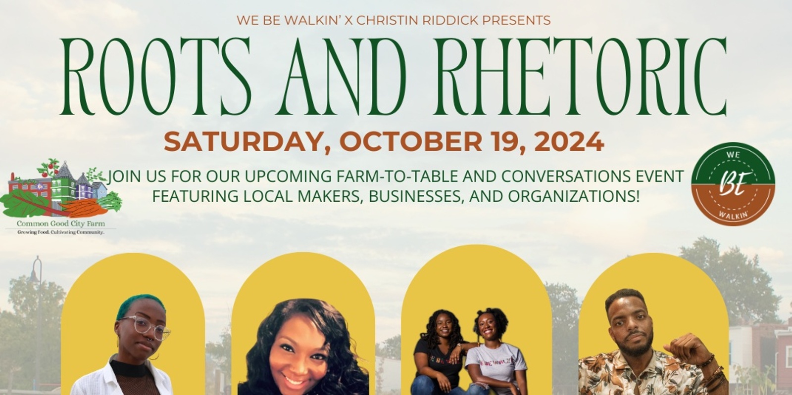 Banner image for Roots and Rhetoric: A Farm to table Experience