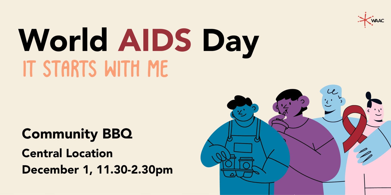 Banner image for World AIDS Day - Community BBQ