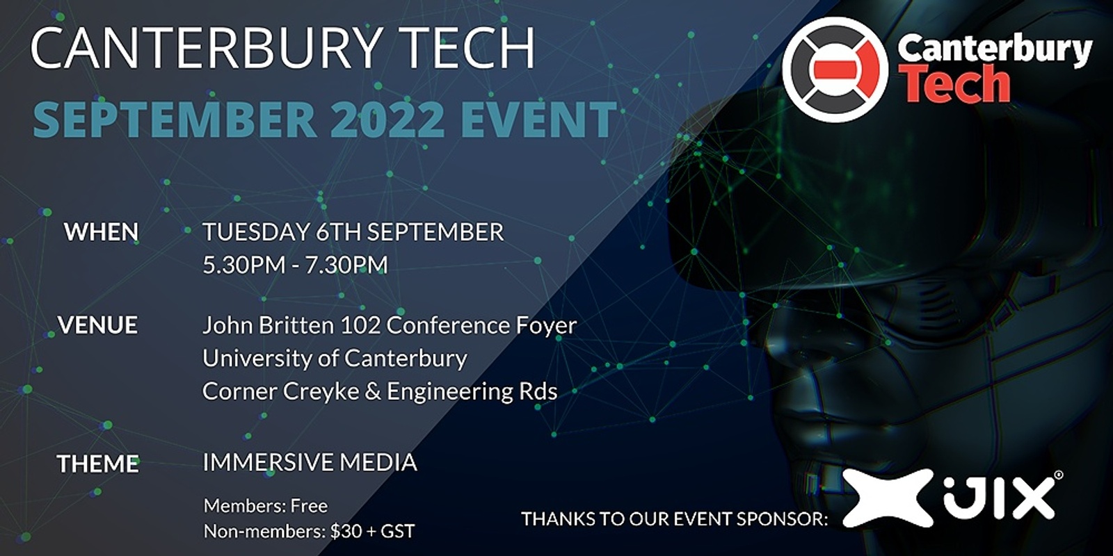 Canterbury Tech September 2022 Monthly Event