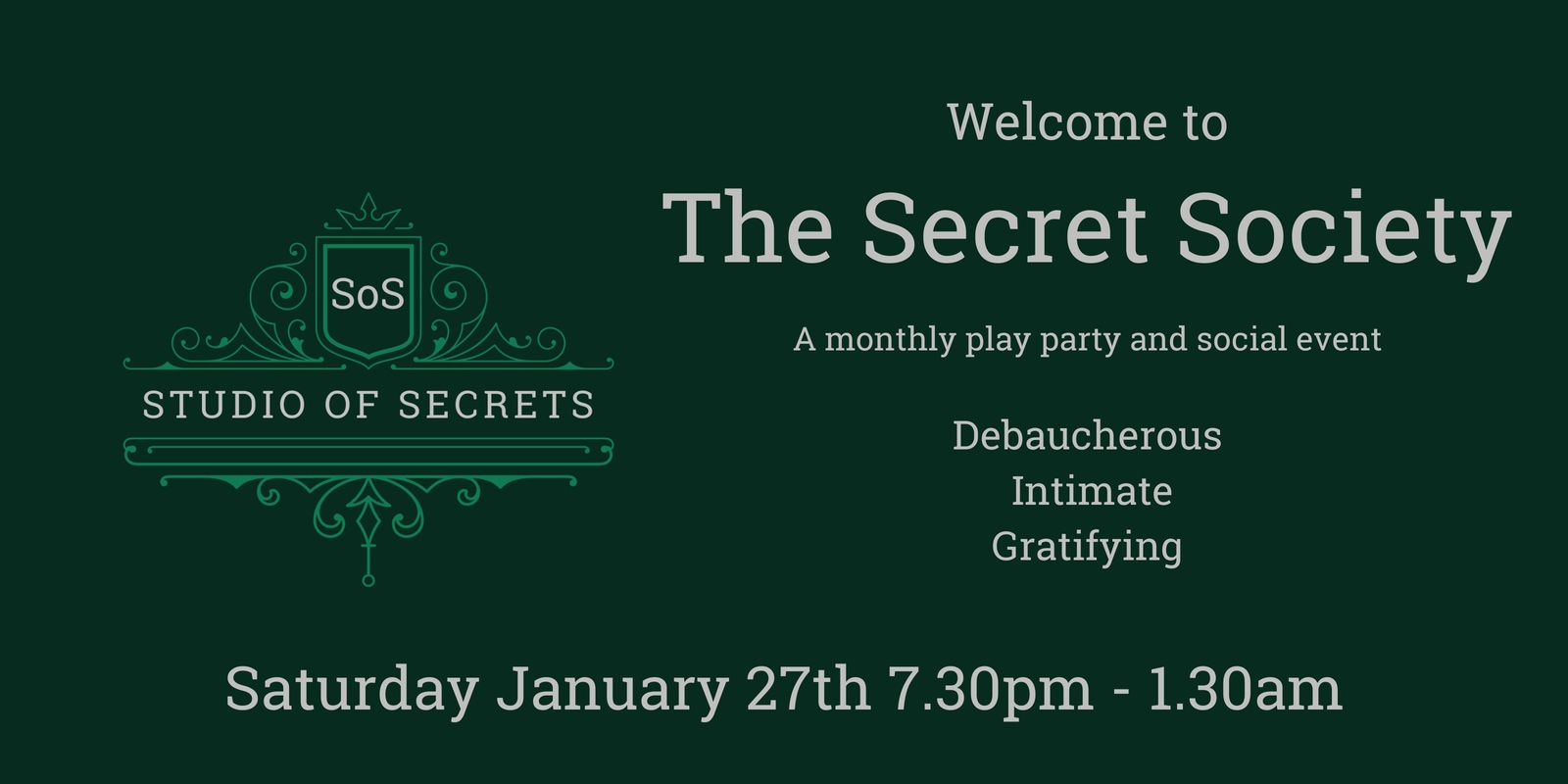 Banner image for The Secret Society