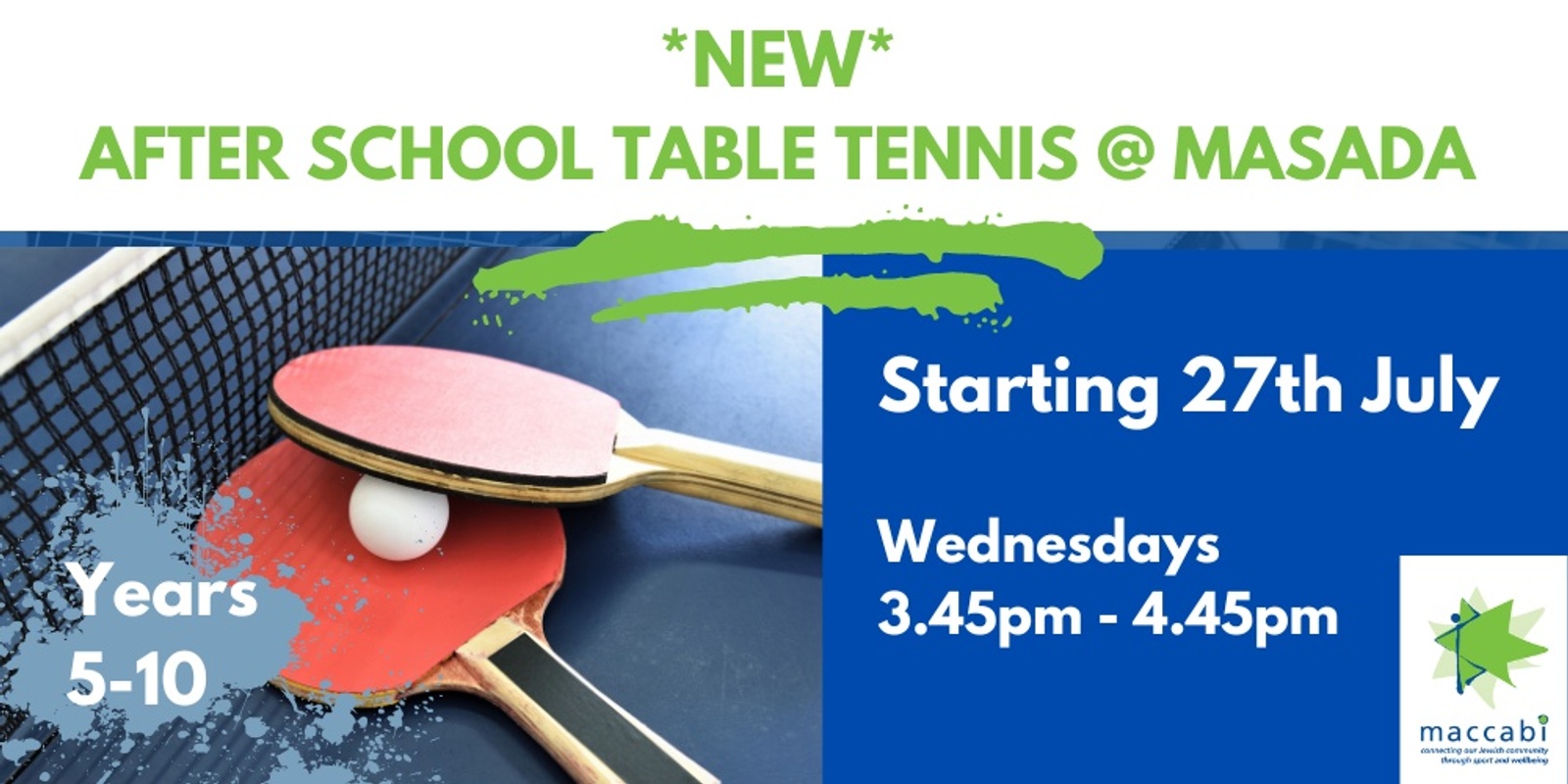 Banner image for Table Tennis at Masada, North Shore