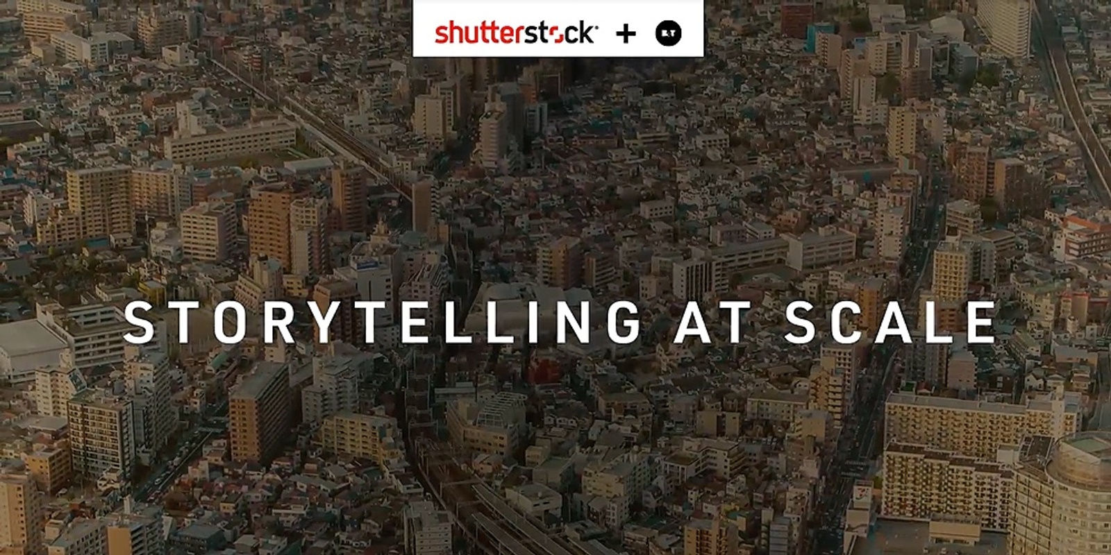Banner image for B&T Webinar, in partnership with Shutterstock - Storytelling at Scale