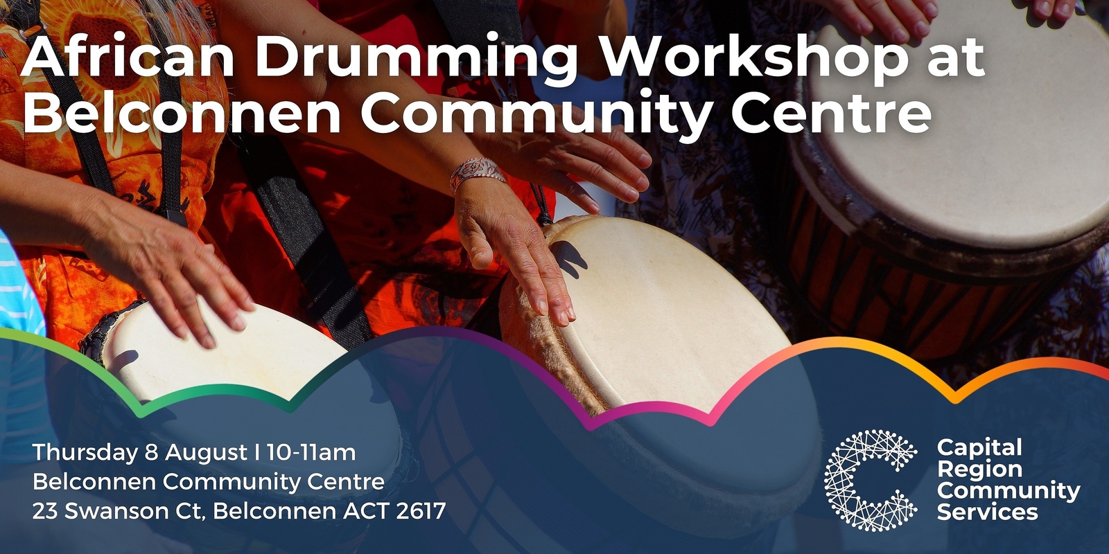 Banner image for African Drumming Workshop at BCC
