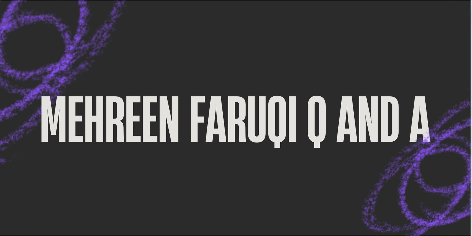 Banner image for Mehreen Faruqi Q+A