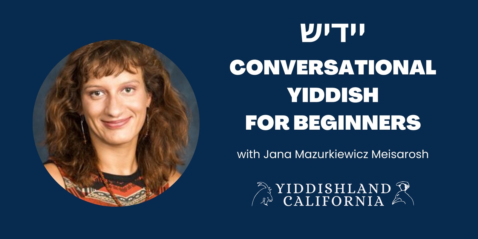 Banner image for  Conversational Yiddish for Beginners 