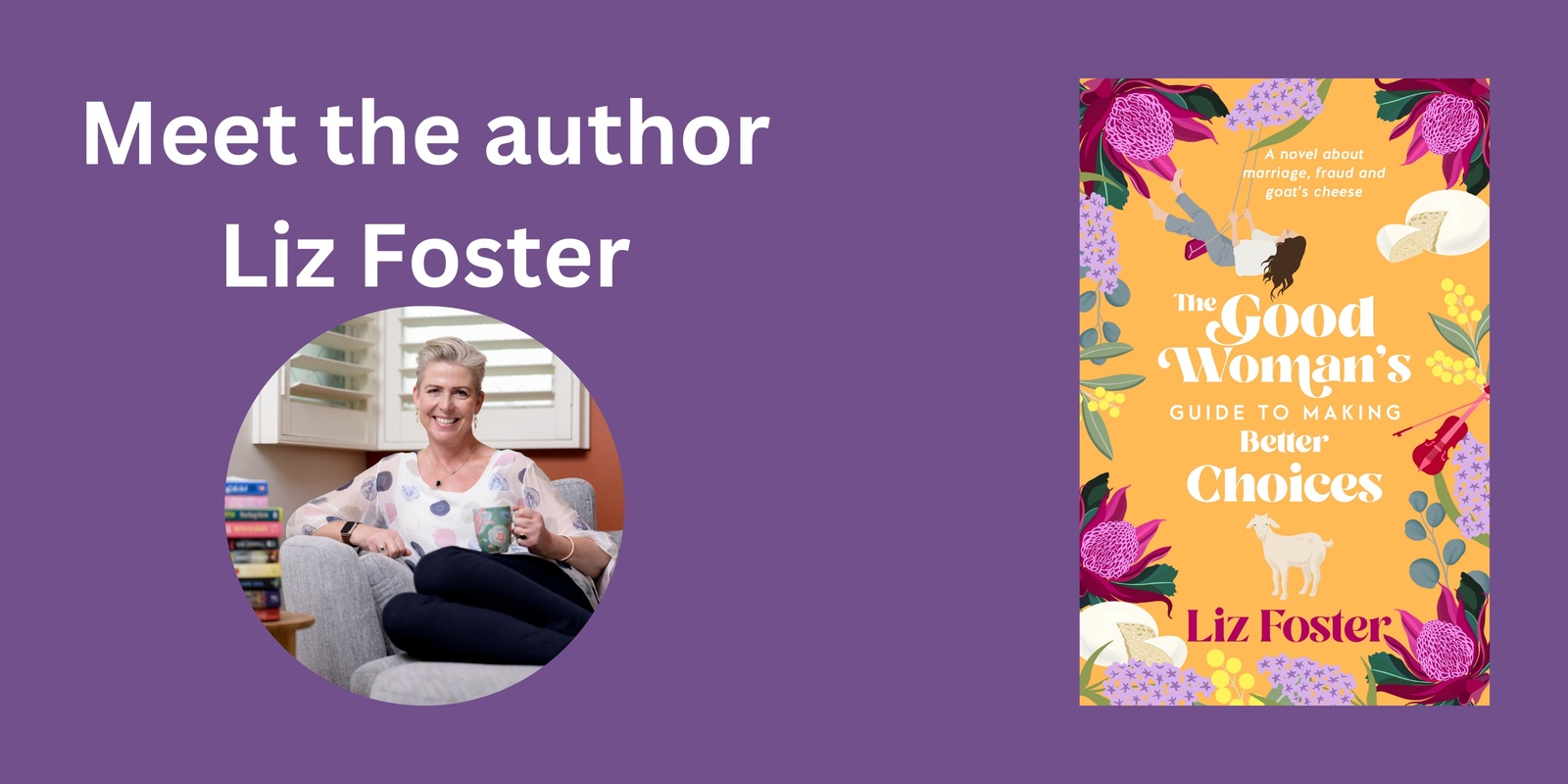 Banner image for Meet the author - Liz Foster