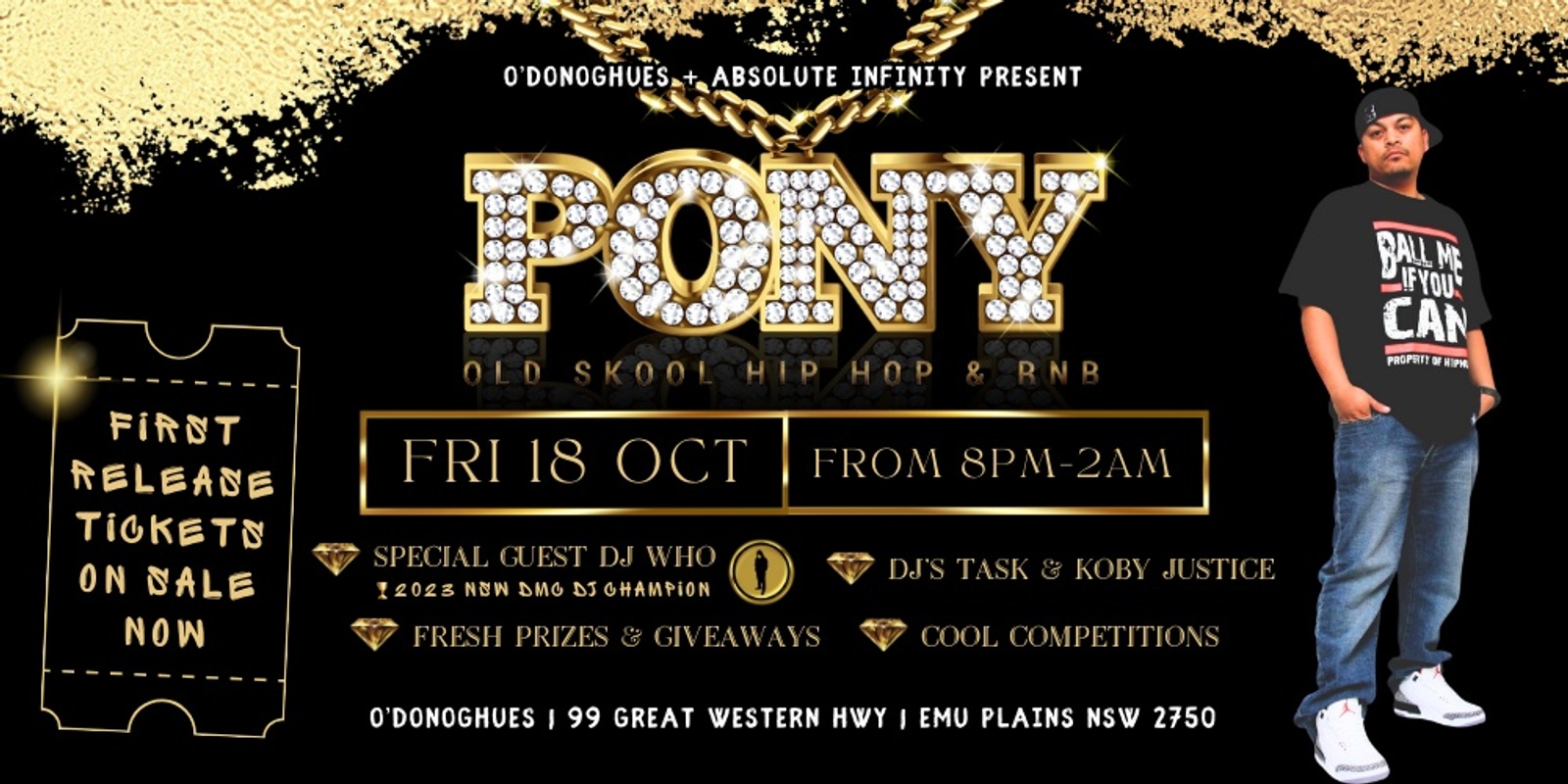 Banner image for PONY OLD SKOOL @ O'Donoghues