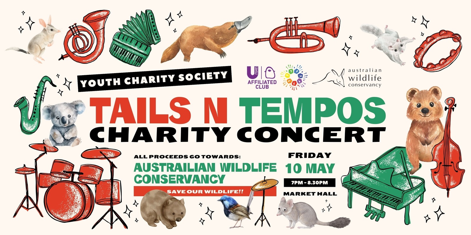 Banner image for YCS - Tails n' Tempos Charity Concert
