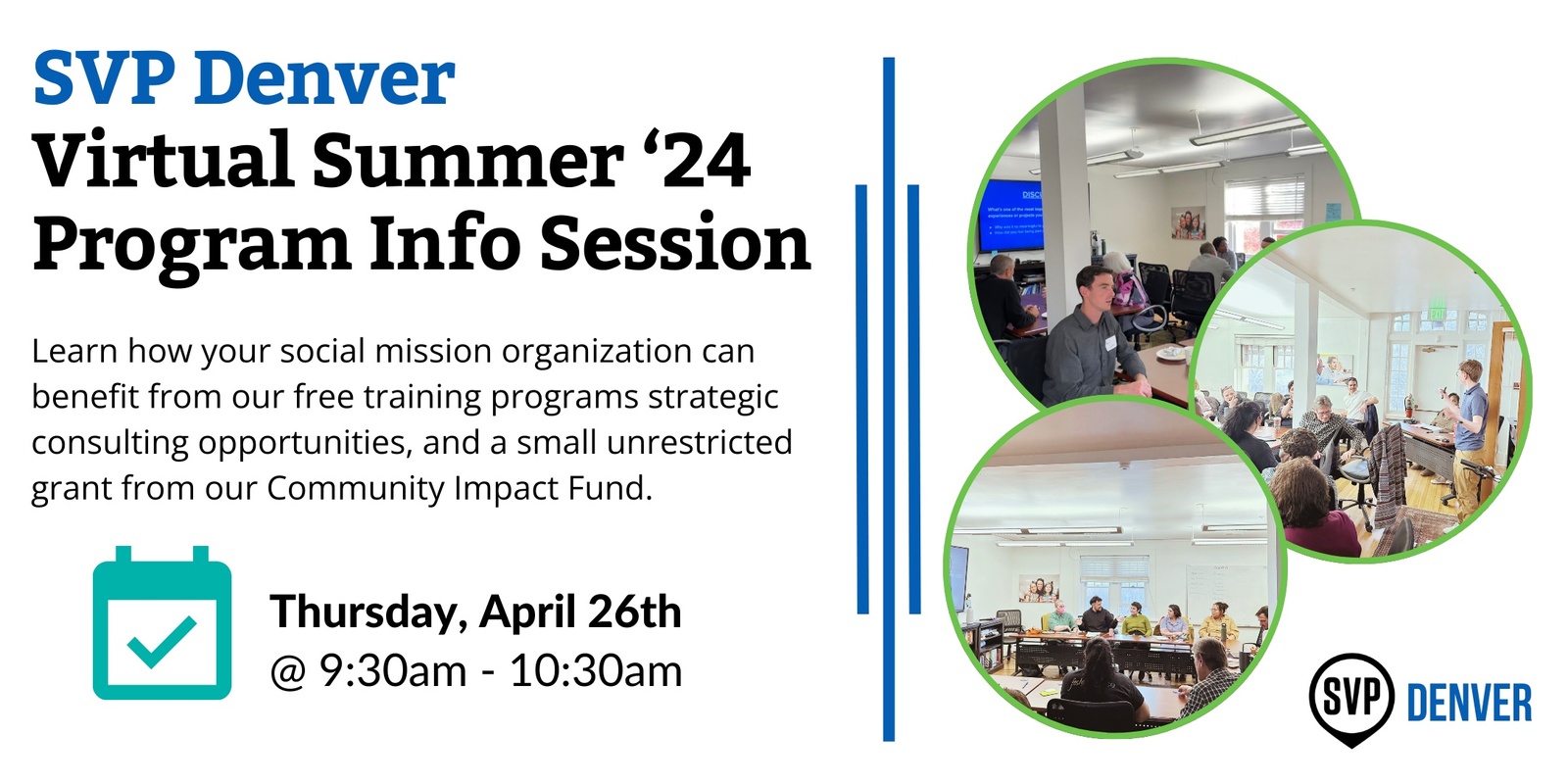 Banner image for SVP Denver Summer '24 Program Info Session