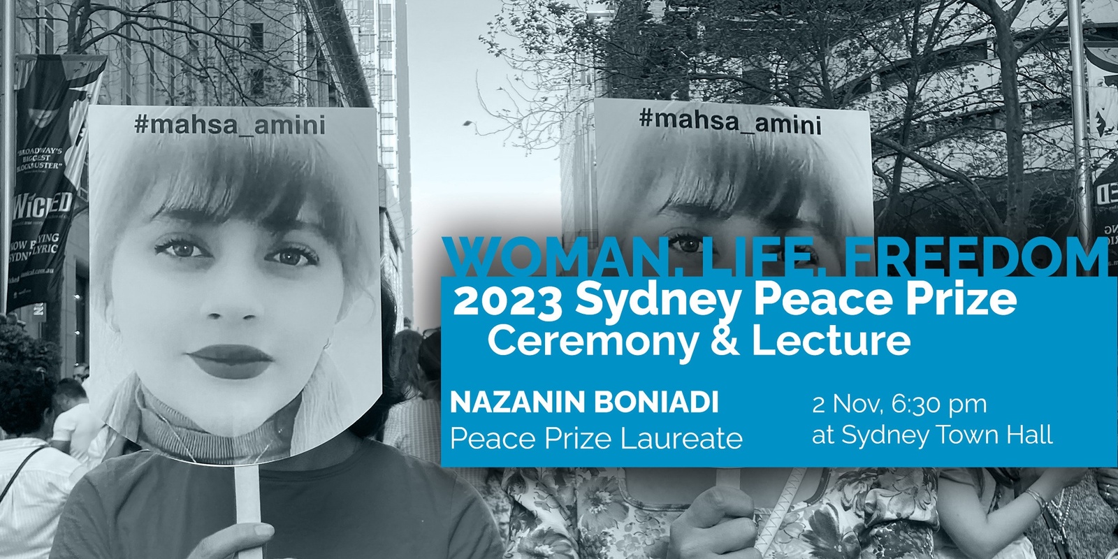 Banner image for 2023 Sydney Peace Prize Award Ceremony and Lecture