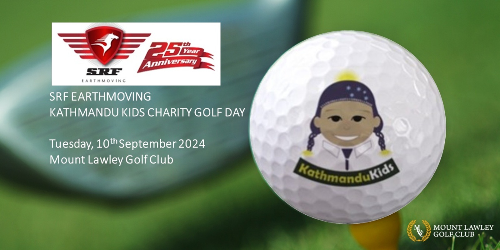 Banner image for SRF Earthmoving Kathmandu Kids Charity Golf Day