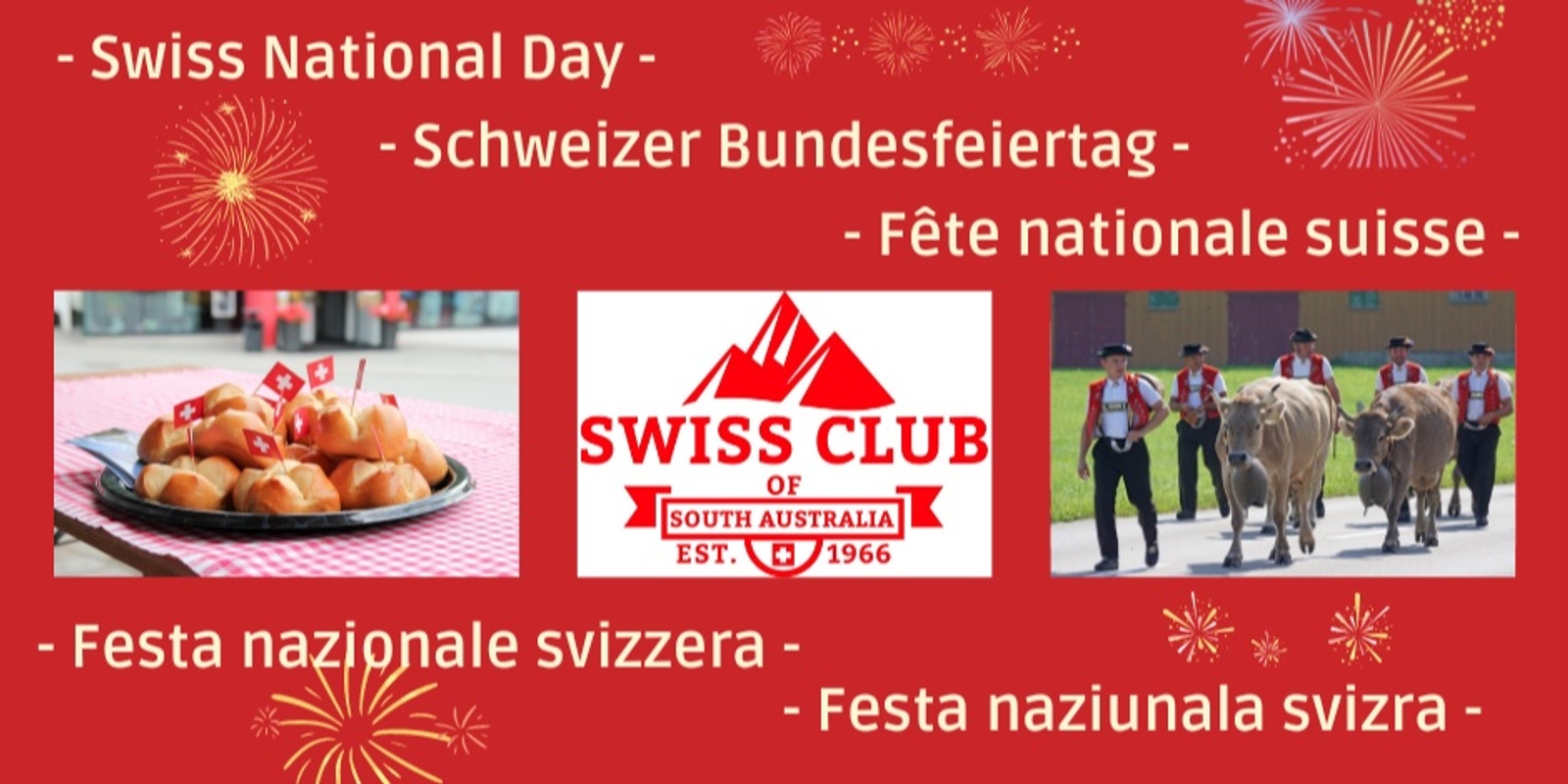 Banner image for SCSA Swiss National Day Celebrations 2023