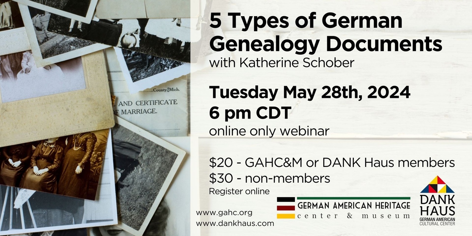 Banner image for 5 Types of German Genealogy Documents and What to Find in Each
