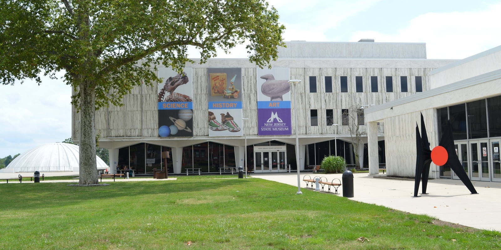 New Jersey State Museum's banner