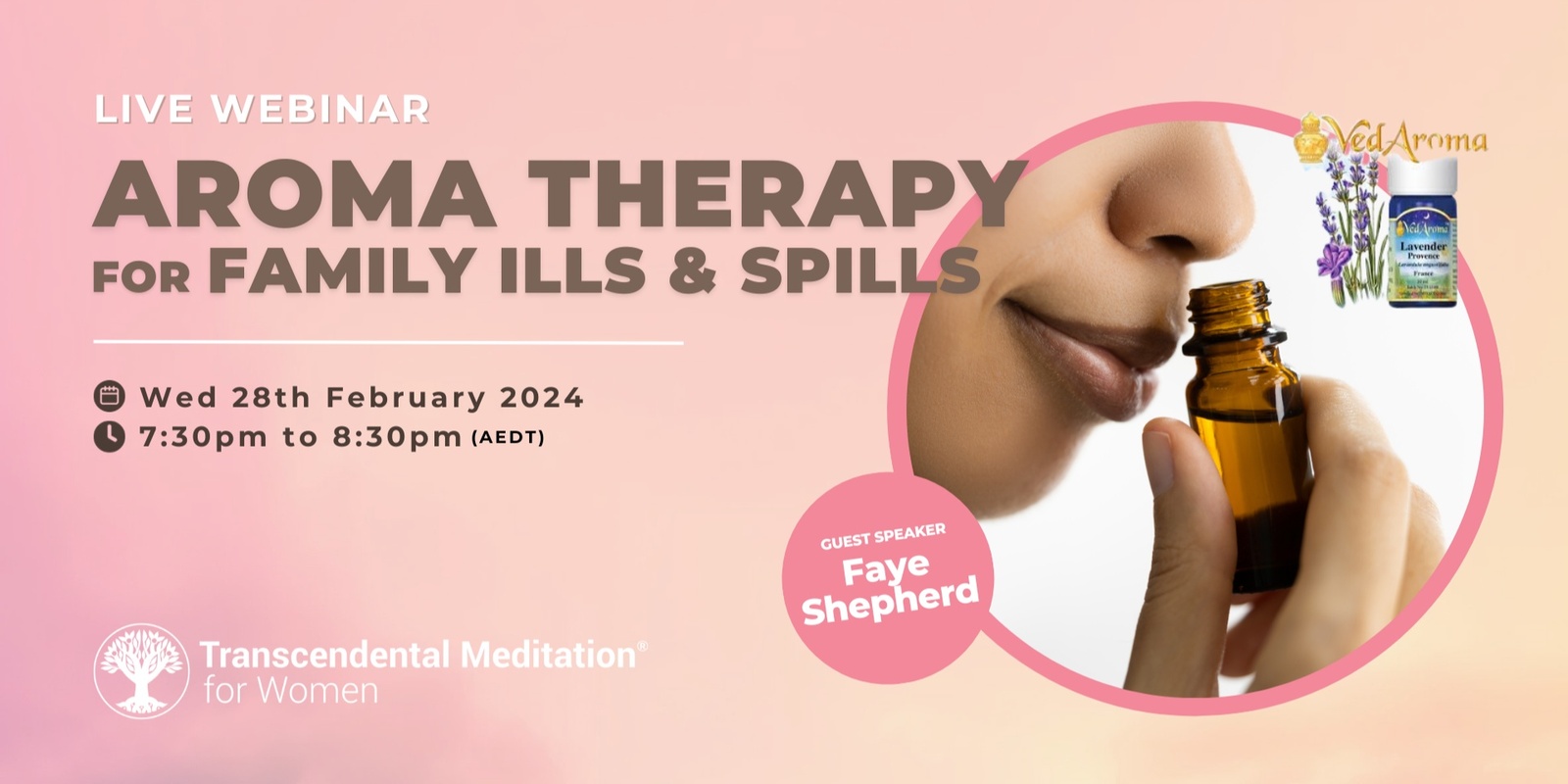 Banner image for Aroma Therapy for Family Ills and Spills