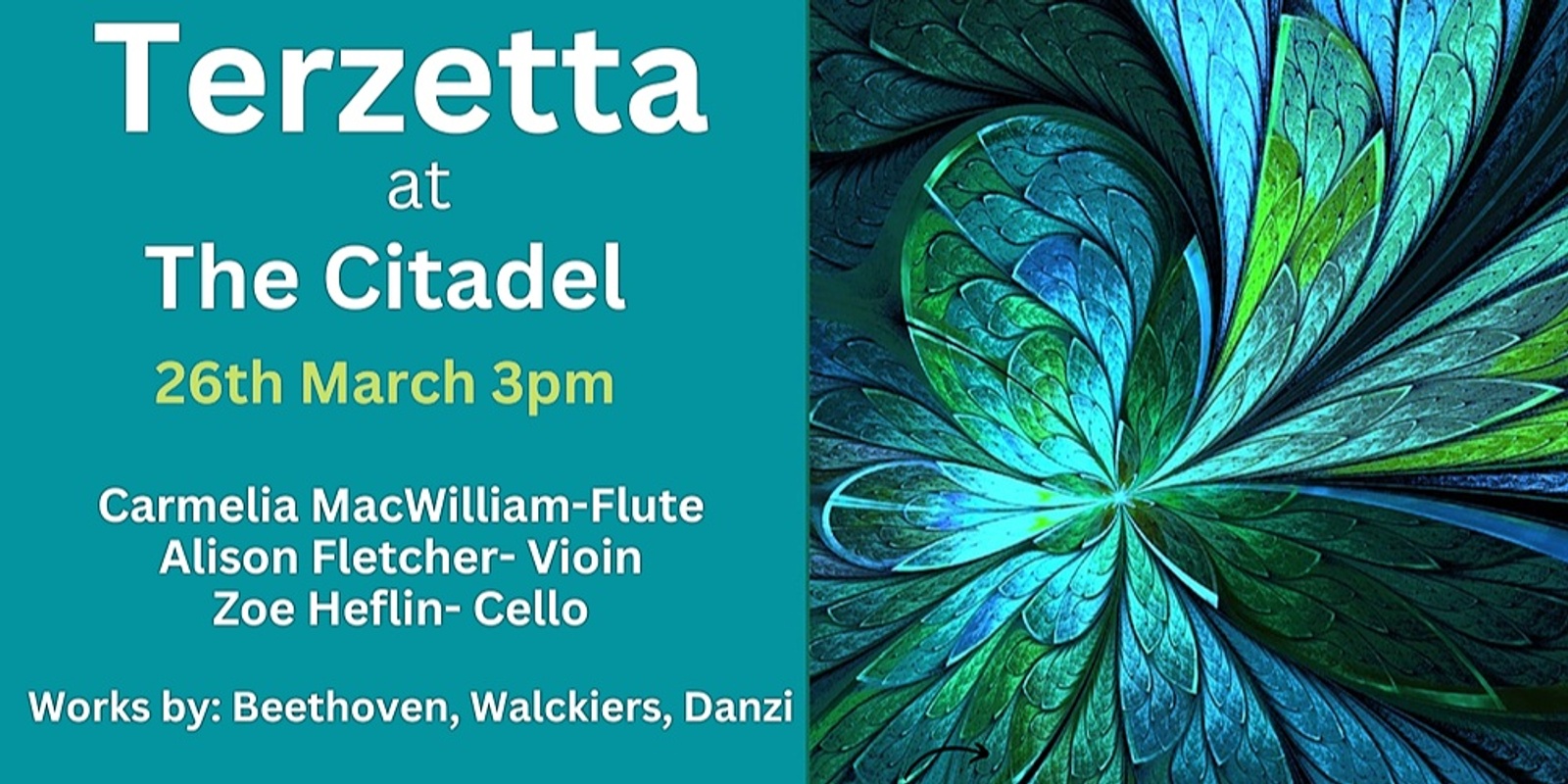 Banner image for Terzetta-Trio with flute, violin and cello