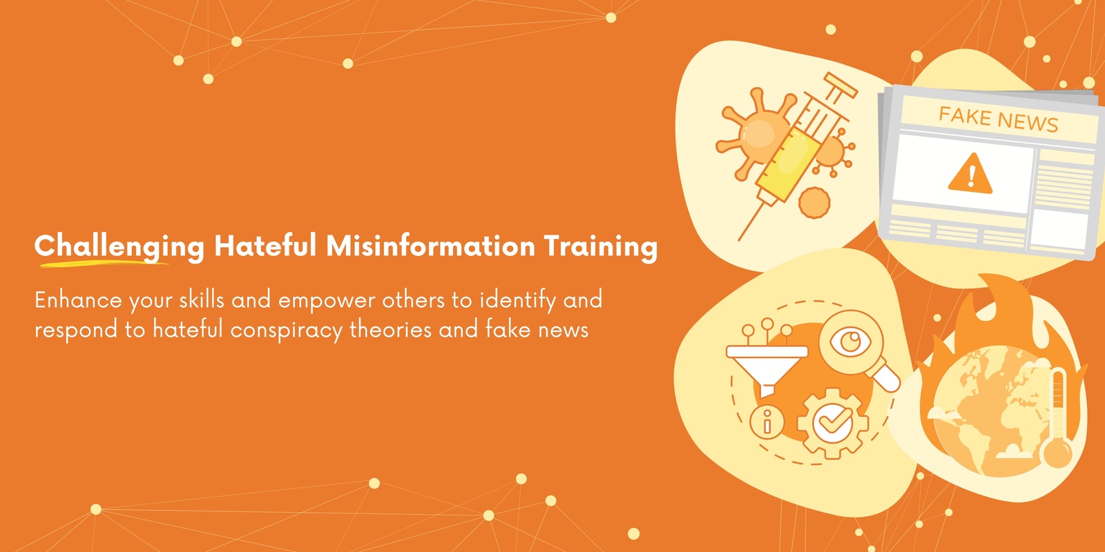 Banner image for Challenging Hateful Misinformation Workshop