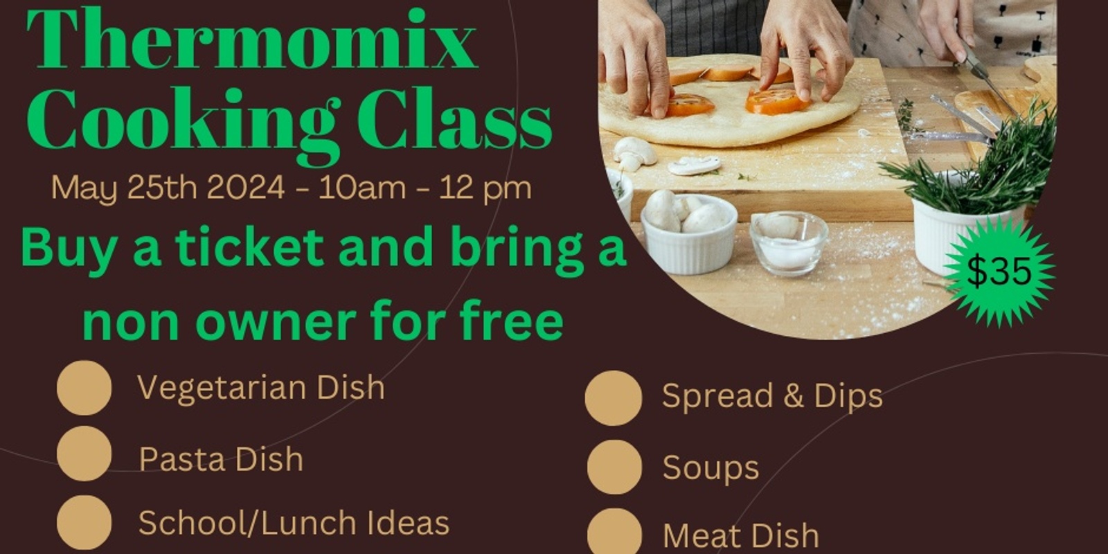 Banner image for Thermomix Cooking Class
