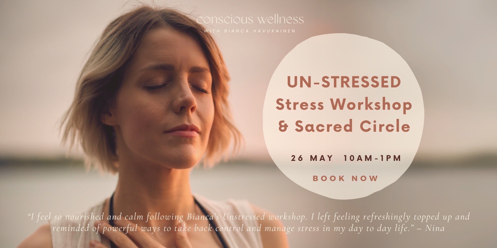 Banner image for Un-Stressed: Workshop & Sacred Circle for stress management