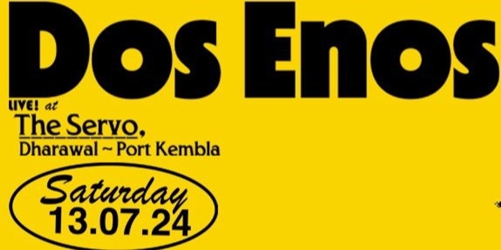 Banner image for DOS ENOS - LIVE in PK