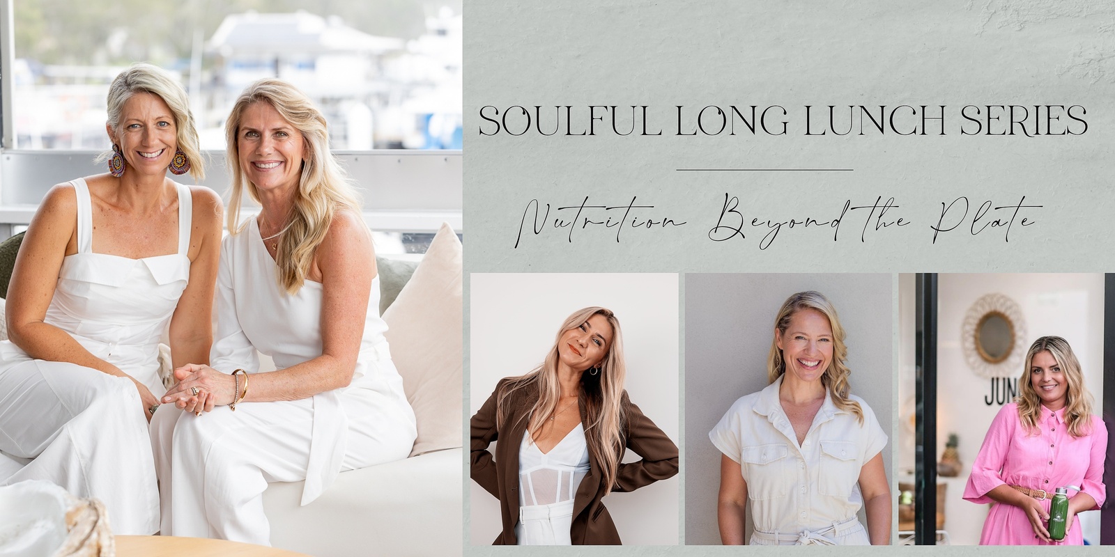 Banner image for Soulful Long Lunch Series | Three ~ Nutrition Beyond The Plat