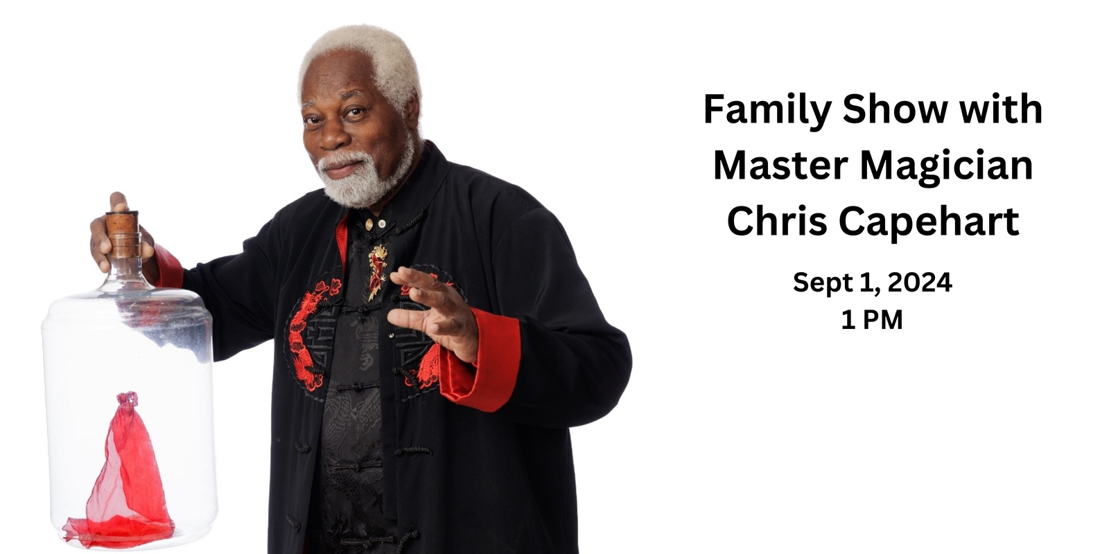Banner image for Labor Day Magic Show:  Family Show with Chris Capehart