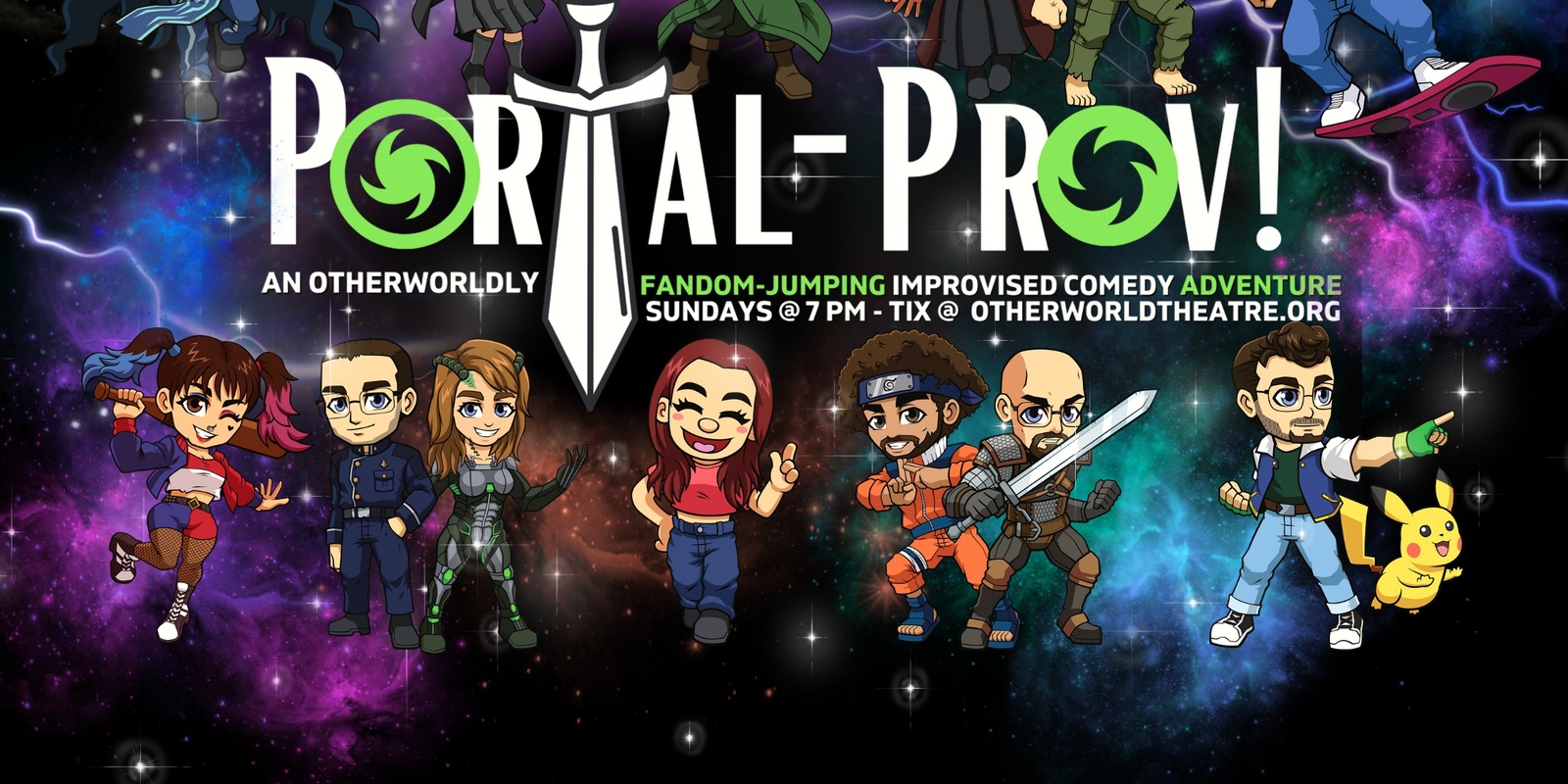 Banner image for Portal-Prov! A Genre-Jumping Comedy Adventure