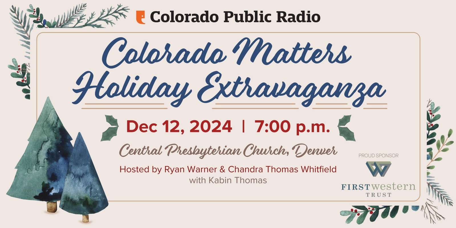 Banner image for The 9th Annual Colorado Matters Holiday Extravaganza