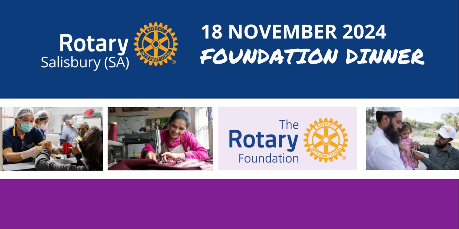 Banner image for Rotary Club of Salisbury: Foundation Dinner 2024