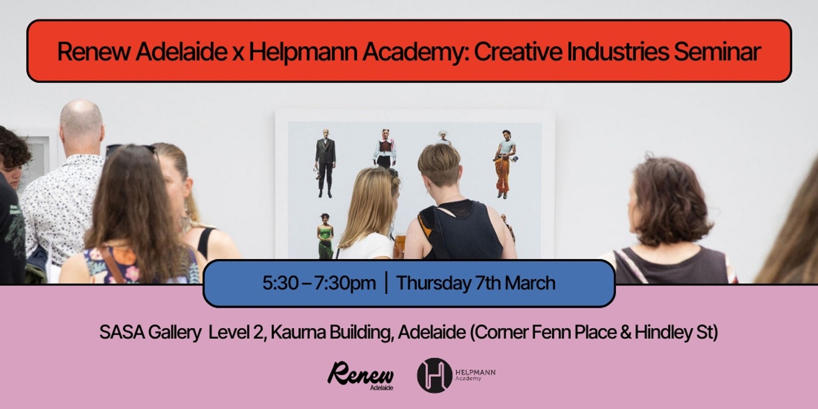 Banner image for Renew Adelaide x Helpmann Academy: Creative Industries Seminar