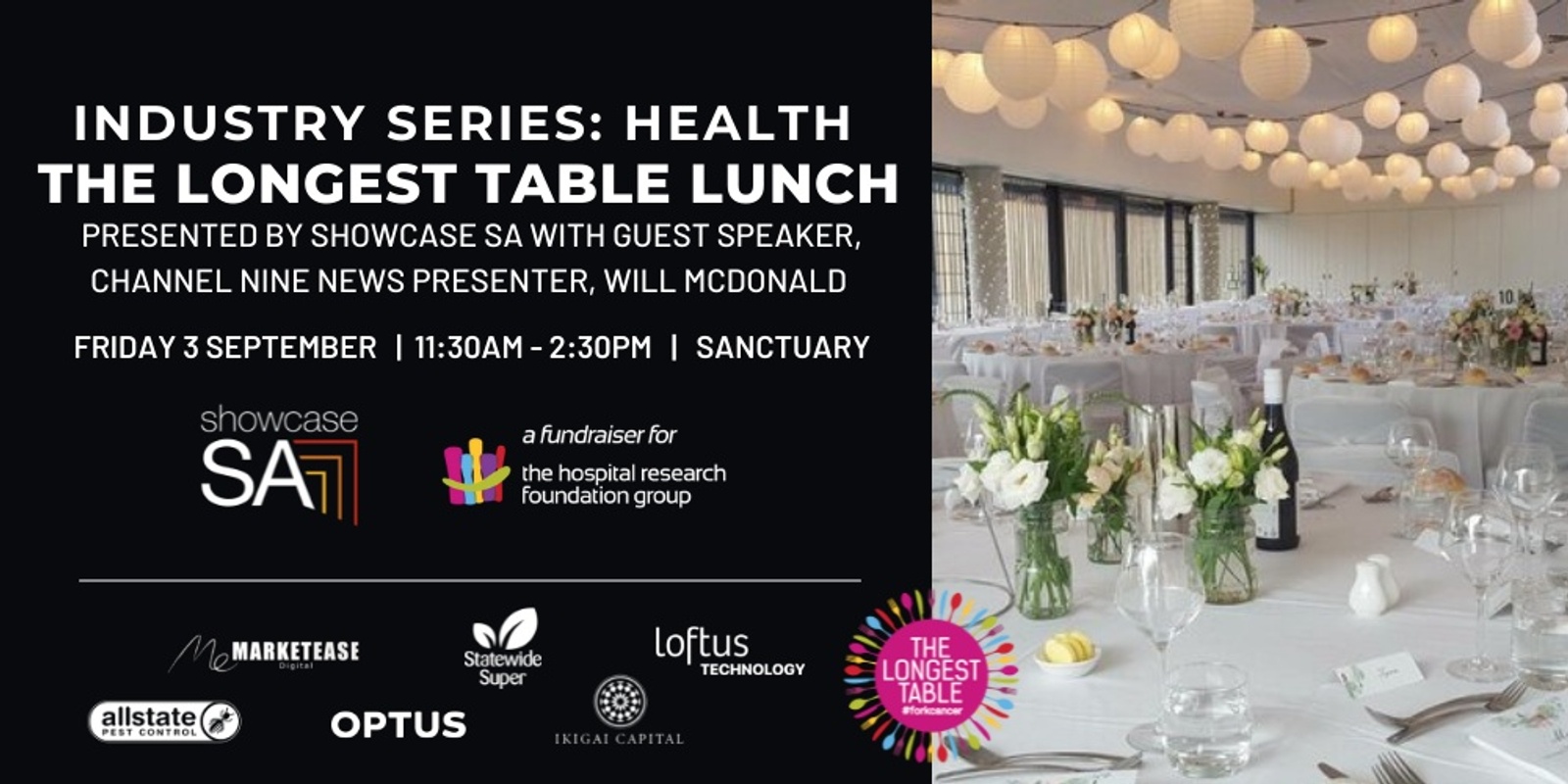 Banner image for Showcase SA: Health Industry Insights “The Longest Table” Lunch