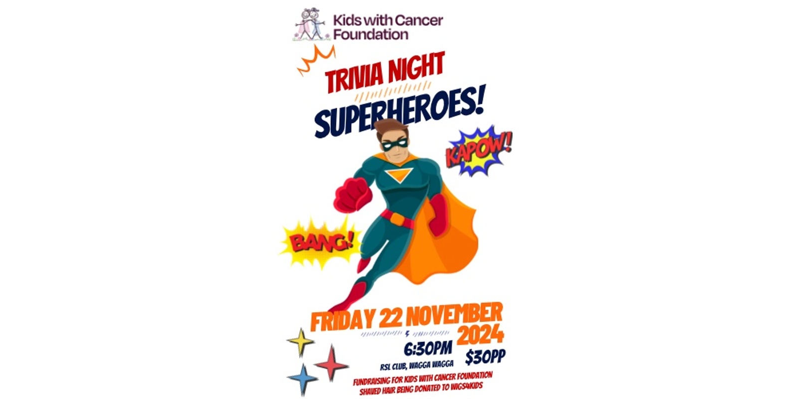 Banner image for Kids with Cancer Trivia Night