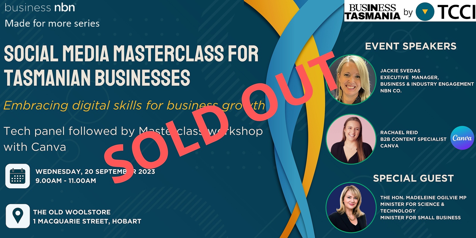 Banner image for Business nbn Made for More - Social Media Masterclass for Tasmanian Businesses