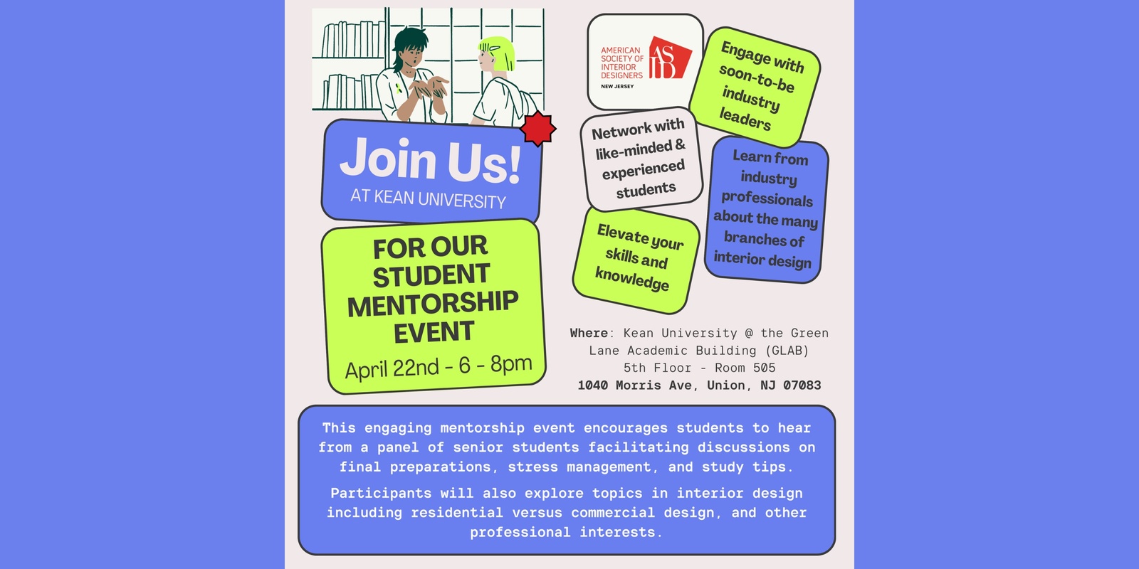 Banner image for ASID NJ Student Mentorship Event