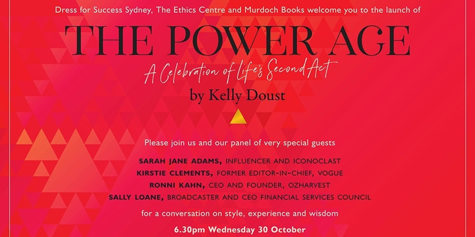 Banner image for The Power Age: A celebration of life's second act
