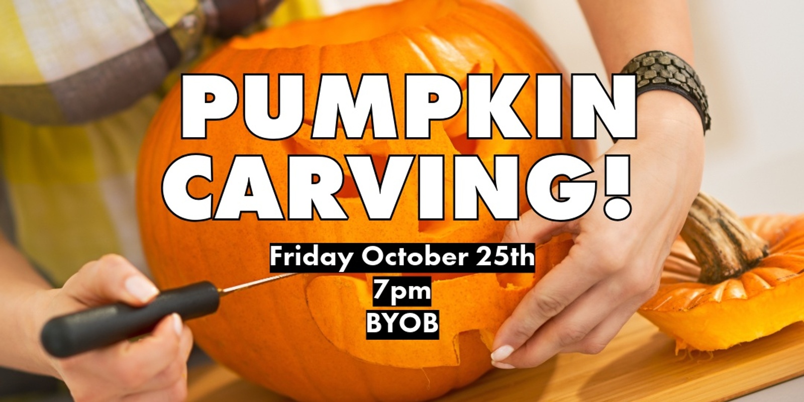 Banner image for BYOB Pumpkin Carving Workshop